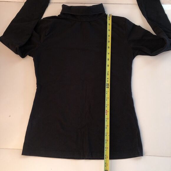 Unbranded Women’s Black Mock Turtle Neck Size Small - Picture 6 of 11